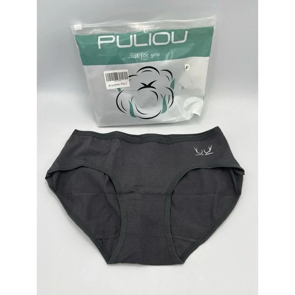 Puliou Womens Small Pack of 5 Underwear Cotton Blend NiP - Picture 2 of 5